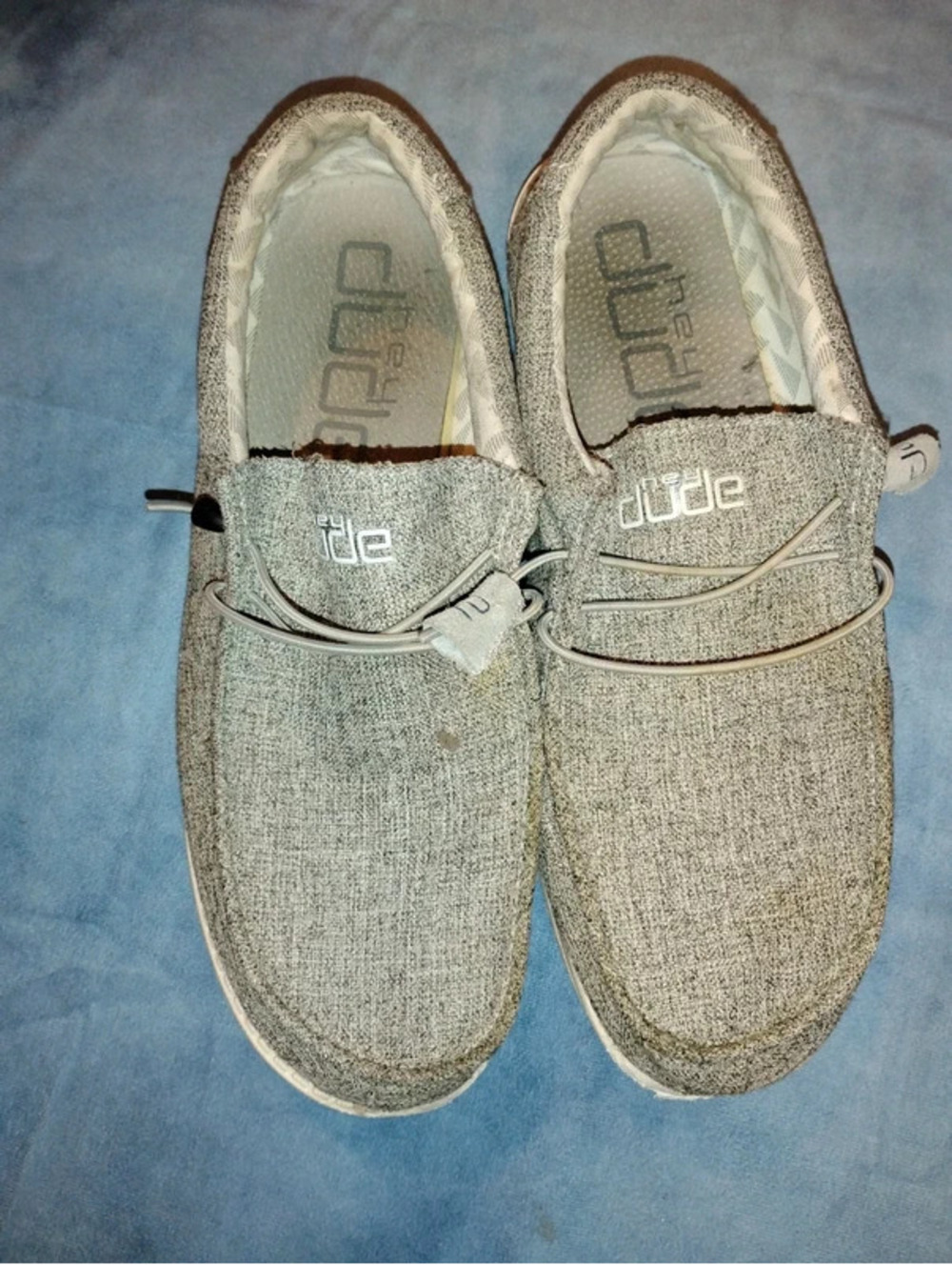 Mens size 13 grey hey dude